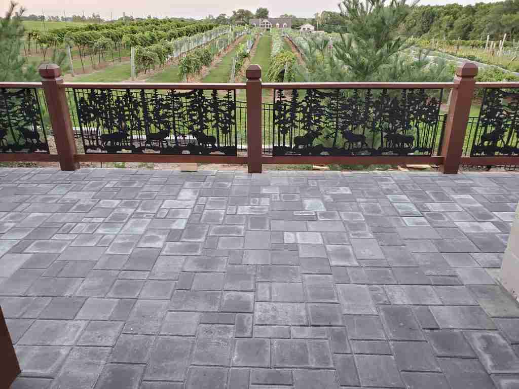 California elevated deck concrete pavers silca grates 1