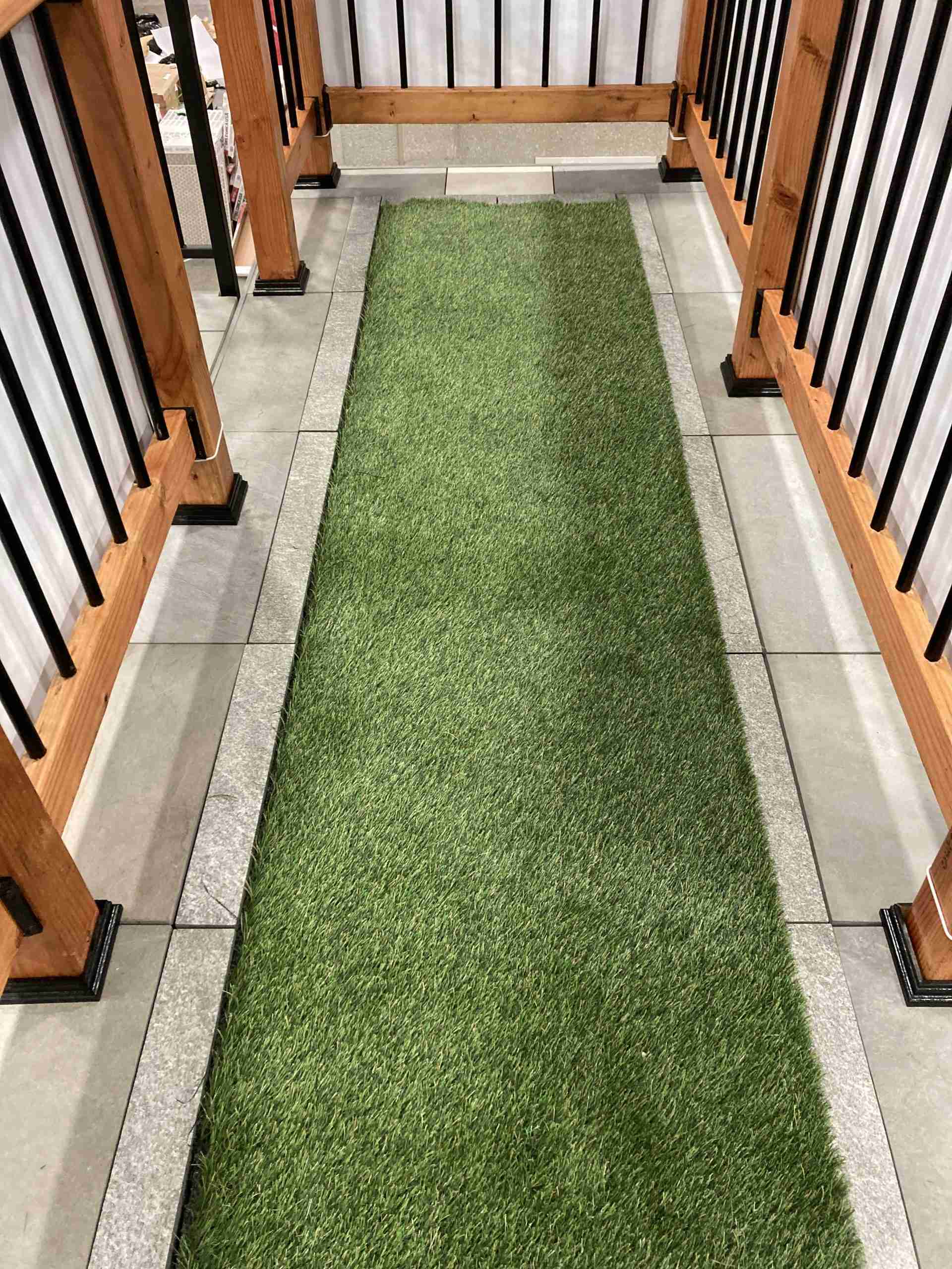 Outdoor Space with Artificial Turf