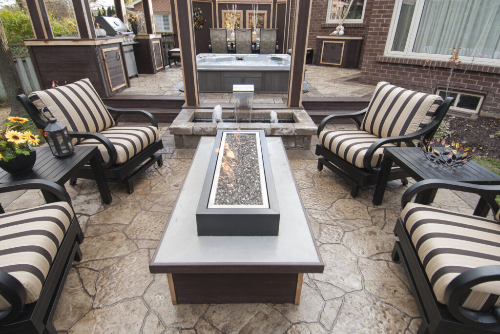 all-weather flagstone deck in canada