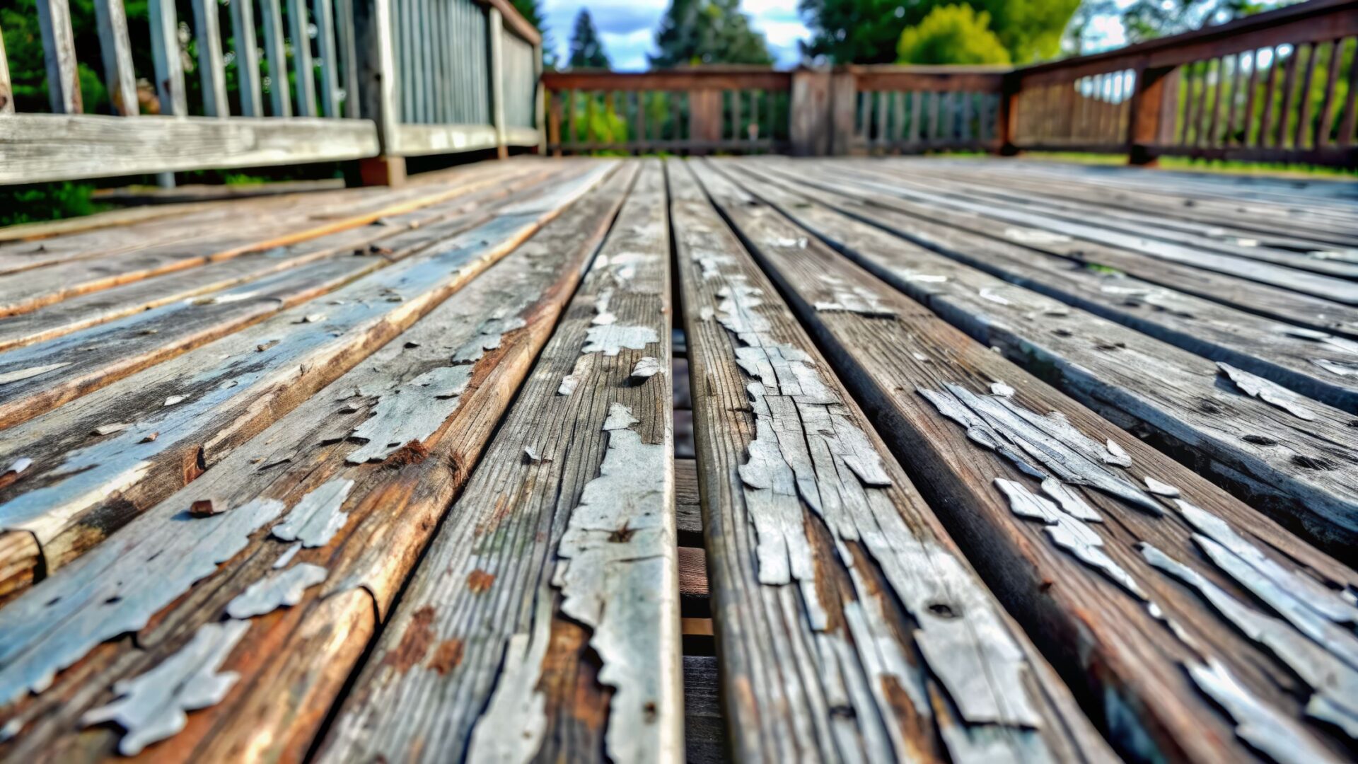 restore or replace wood deck