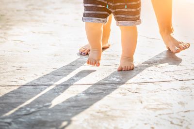 go barefoot on the safety and security of a stone deck